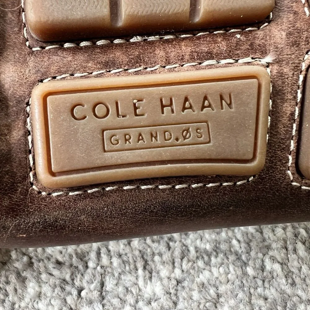 Cole Haan Shoes Mens 8 M Kelson Bit Driver‎ Loafer Brown Leather Slip On C24715